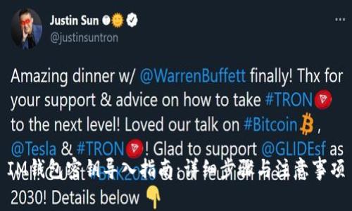 IM钱包密钥导入指南：详细步骤与注意事项