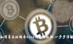 如何导出比特币Core钱包的