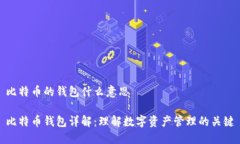 比特币的钱包什么意思比