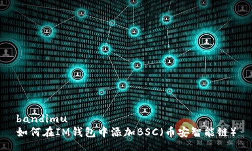 bandimu  
如何在IM钱包中添加BSC（币安智能链）